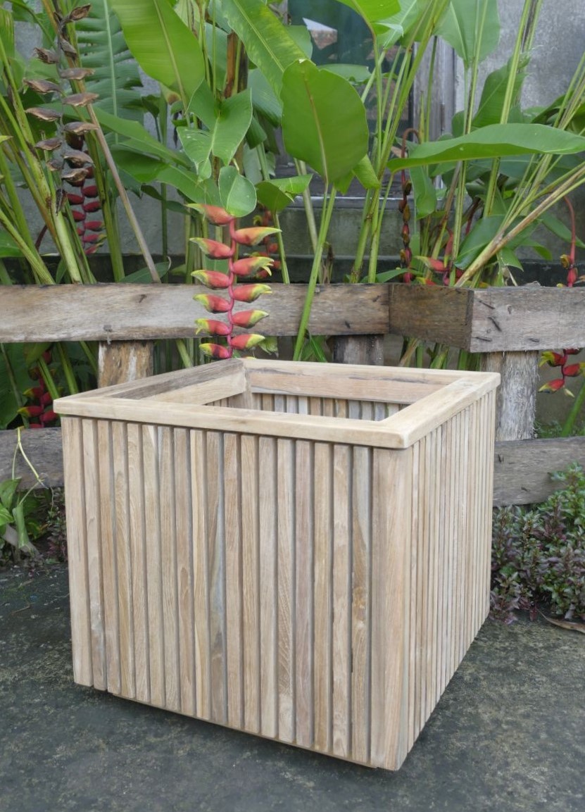 Artikelbild 1 des Artikels “Aarhus - Pflanzkasten, 43 x 43 x 38 cm, Teak “